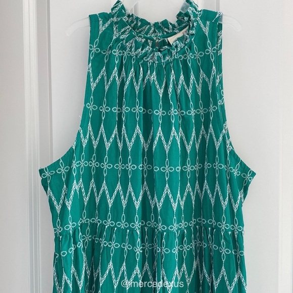 Universal Thread Embroidered Maxi Dress in Green - Picture 5 of 5